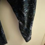 Nine West Womens Crop Capri Yoga Leggings XL 1X Print Black Purple Green NWT $70 Photo 4