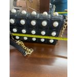 Versona  Black Studded Pearls Crossbody Bag Photo 2