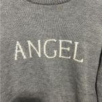 Victoria's Secret  grey ANGEL Cashmere Blend Sweater size large Photo 1