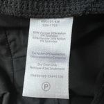 ATM Black Ponte Knit Ankle Pants Front Seam Ankle Zip Moto Stretch Size 4 Photo 8