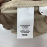 Rachel Roy  Size M Tunic Long Blouse Beige Sleeveless V-neck Tie Front Peplum Photo 7