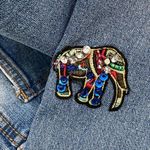 Signature 8 Embroidered Patch High Waist Jeans M Photo 11