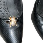 Metal butterfly shoe clips! So versatile! Black Size undefined Photo 2