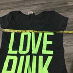 PINK - Victoria's Secret Victoria’s Secret PINK Grey/Neon Shirt; size XS Photo 1