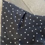J.Crew  Size XXS Black and White Polka Dot Top. Photo 5