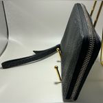 ALLSAINTS A Rare HTF Vintage All Saints Gunmetal Color Leather Zip Around Wristlet Wallet Photo 1