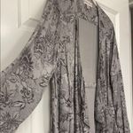 Knox Rose  Charcoal Floral Open Cardigan Photo 5