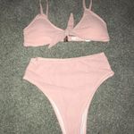 High Waisted Bikini Pink Photo 0