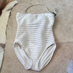 Ralph Lauren  White One Piece strapless or strap mesh bathing suit NWT size 8 Photo 1