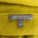 Neiman Marcus Cashmere Collection 100% cashmere chartreuse green yellow long 3X Photo 6