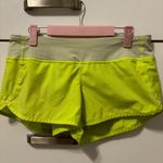 Lululemon Neon Speed Up Shorts Low Rise Photo 2