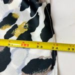 Bias Cut Satin Slip Skirt Elastic Waist Animal Print Skirt Small Y2k Wishlist White Photo 9