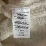 Hinge  Ivory Semi Sheer Chevron Knit Sweater Women's Size XS Photo 3