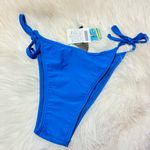 GAROTA DE PRAIA Brazilian High Leg Bikini Bottom Blue Photo 2