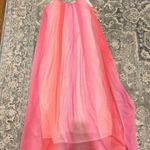 Aura  Pink Gradient Dress Photo 0
