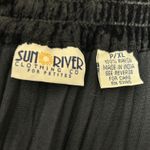 Sun River Women Midi Crushed Velvet Skirt 3X Black Whimsigoth Dark Romantic Photo 4
