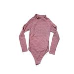 Free People Intimately Seamless Mock Neck Bodysuit Long Sleeve mauve pin… Photo 5