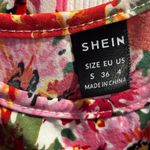 SheIn Multicolor Floral Tank Top tie back small Photo 3