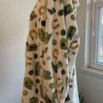 Throwzy Lucky Western Cowgirl Hooded Oversized Soft Lounge Sweater One Size Green Size XL Photo 2