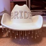 SheIn Rhinestone Bride cowboy hat Photo 0