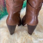 Michael Kors  Tan Heeled Boots with Chunky Heel and Smooth Leather Photo 13