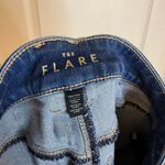 White House | Black Market Dark Blue Flare Jeans Photo 5