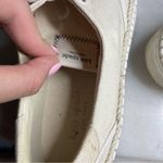 Kate Spade Lace Up Espadrille Sneakers Boat Party Parchment Beige Canvas- Size 8 Photo 8
