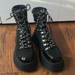 Circus by Sam Edelman Circus NY Gail Boots Sam Edelman Black Chucky Moto Boots Size 9.5M New Photo 1