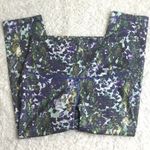 Lululemon  Wunder Under Crop II size 4 Roll Down Floral Sport Multi Leggings Photo 0