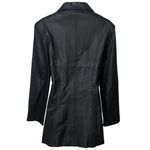 Y2K Vintage Lobi Lobi 100% Leather Jacket City Special Occasion Mob Wife M Black Size M Photo 4