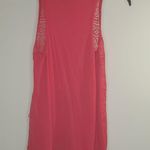 Electric Pink Red Tank Top Sleeveless Lace Front Tank Top Small Photo 5