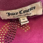 Juicy Couture  women's medium pink velour sweatshirt Photo 1