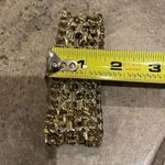 Gold Tone Metal Chain Link Bracelet Chunky Heavy Fashion Jewelry Photo 5