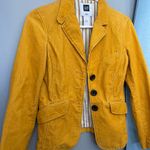 Gap  corduroy Woman’s MUSTARD Y2K LINED 3 buttons  preppy, academia size 1 Photo 1