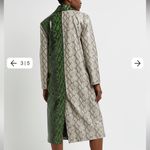 River Island Animal Crocodile Print Faux PU Leather Unique Print Coat Photo 1