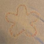 POL NWOT  Cream Floral Embroidered Top w/front+back embroidery. Size Large Photo 1