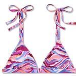 Shade & Shore Women's Shoulder Tie Triangle Bikini Top - ™ Multi Animal Print Photo 5