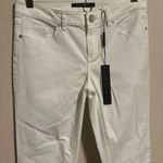 Elie Tahari NWT  Adena Straight Optic White Jeans- Size 25 Photo 4