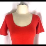 Forever 21 Orange Comfy Casual Bodycon Dress Size Medium Photo 1