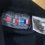 Vintage Paris Sport Club Black Turtleneck Sweatshirt Top Size M Photo 5