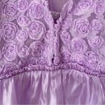 Free People Faye Sheer Rosette Blouse NWOTS Lavender Purple size small Photo 8