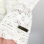Billabong Women's Crochet Lace Beach Tunic Top Size Medium Boho Vanilla Girl Photo 3