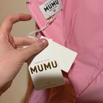 Show Me Your Mumu Woods Mini Dress Pink Faux Leather Photo 4