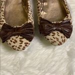 BCBGeneration  Laurel 2 Leopard Bow Flats Size 8 Photo 2