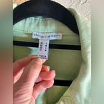 Canyon Retreat Green Jean Jacket Casual Style, frayed hem, silver hardware Photo 3