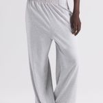 SKIMS Cotton Jersey Wide Leg Pant in Light Heather Grey, Size XXS Photo 1