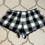 Victoria's Secret Victoria’s Secret Dream collection black white metallic plaid sleep shorts Photo 9