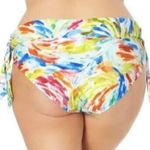 Time And Tru Mystic Mint Watercolor Swimsuit Bikini Bottom 1X 16-18 Photo 1