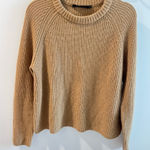 Jenni Kayne  100% Cashmere Fisherman Sweater in Camel Large Photo 0