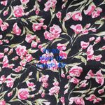 Breli Original vintage dress floral with lace trim around neck : Box z: Pink Size 10 Photo 1